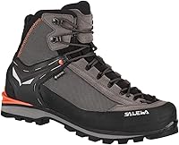 Salewa Men's Crow GTX Mountaineering Boots: Waterproof Gore-Tex, Crampon-Compatible Vibram Sole for Trekking & Climbing