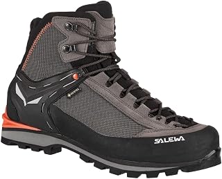 Salewa Men's Crow GTX Mountaineering Boots: Waterproof Gore-Tex, Crampon-Compatible Vibram Sole for Trekking & Climbing