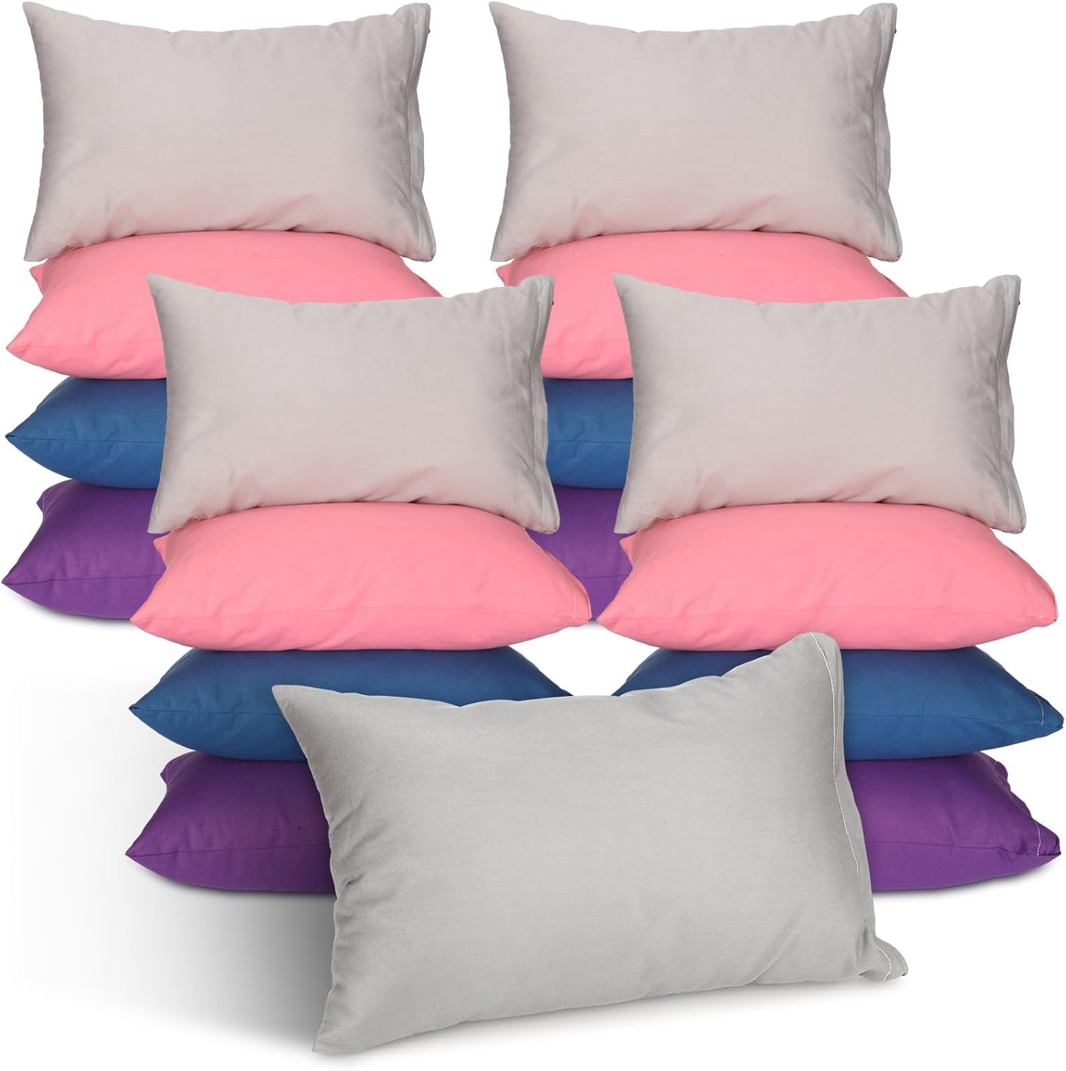 Set 16 Almohadas Pequeñas 35x22 cm Viaje Siesta