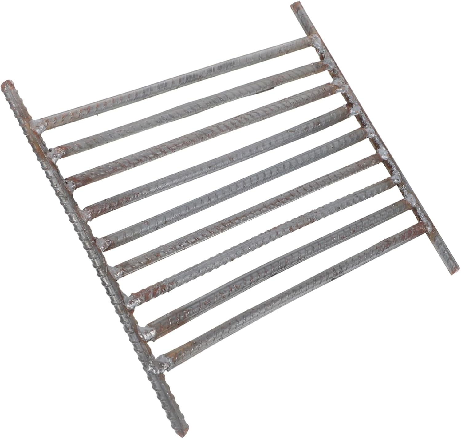 VICASKY Firewood Rack Grate Solid Steel BBQ Grate Heavy Duty Fireplace Grill BBQ Accessory Replacement for Iron Stove Wood Stove Fire Pit High Temperature Resistance