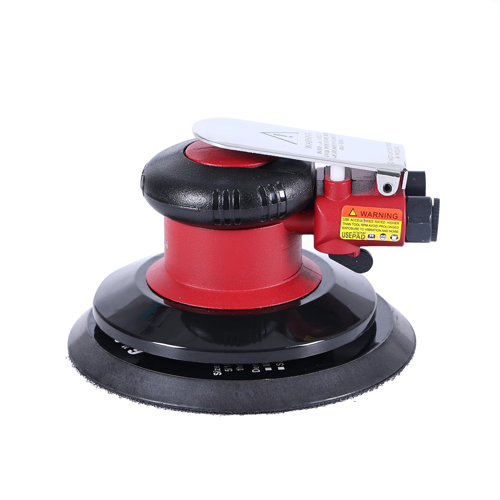 Levigatrice Orbitale Pneumatica 150mm (6"), Levigatrice ad Aria Doppia Azione Professionale, 12000 RPM, 90 PSI, Bassa Vibrazione per Carrozzeria Auto, Legno e Metallo