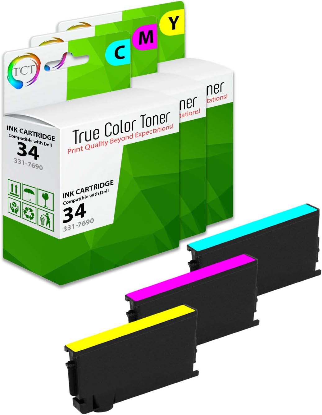 TCT Premium Compatible Ink Cartridge Replacement for Dell