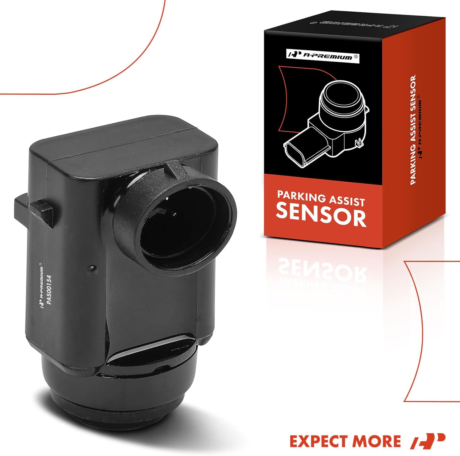 A-Premium Reverse Backup Parking Assist Sensor Compatible with Select Mercedes-Benz Models - C230, C240, C280, C320, C350, E300, E320, E350, E430, E500, GL320, GL450, GL550, S350, S430, S500, C55 AMG