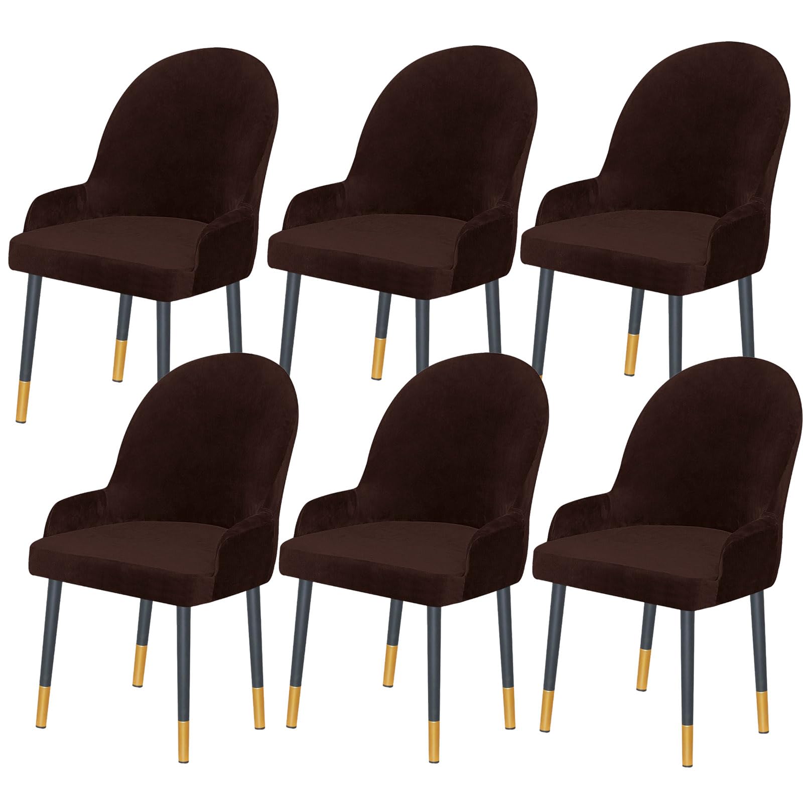 Housses de chaise de salle a manger lavables pour masquer l'usure des assises