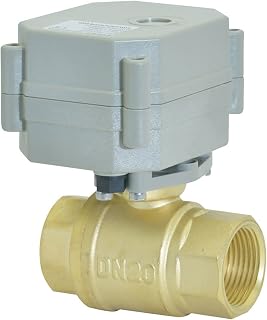 Two Wires Control Normally Closed 3/4" Brass DN20 Electric Ball Valve,AC110-230V Motorized Valve