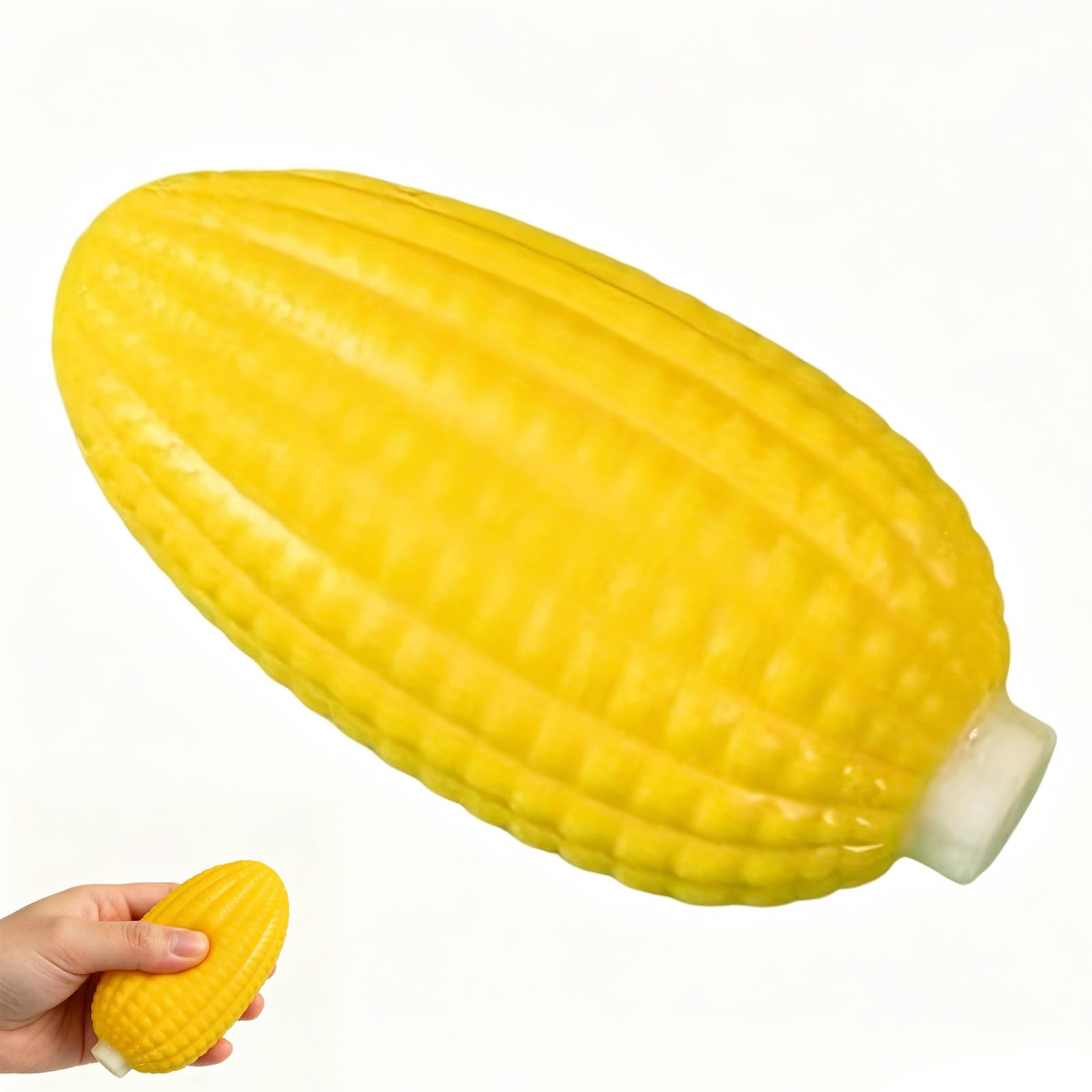 1 Pcs Realistic Corn Squishy Fidget Toys, Funny Corn Design Slow Rising Squishies Squishy Toys, Squishes Squishys for Suitable Stress Relief and Enhance Attention