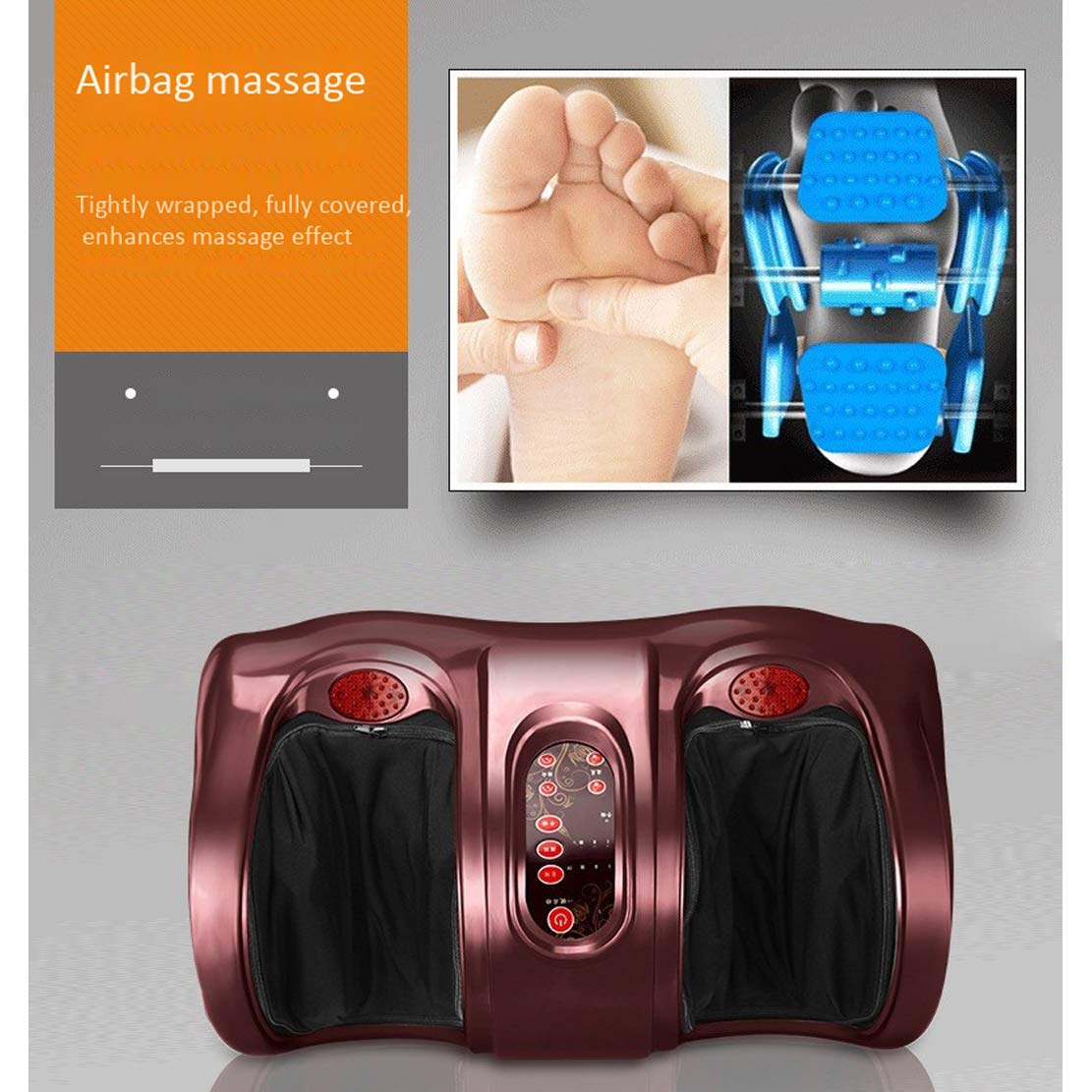 Massaggiatore Plantare Piede Massaggio alle Gambe Body Shaping con Shiatsu Che impasta per la casa