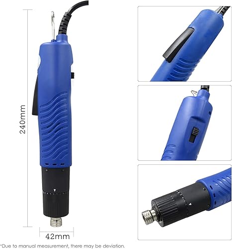 Miniatura 7 de AC 110V Destornillador eléctrico con cable de mano destornillador eléctrico ajustable Torque 14 en pulgada broca de tornillo herramienta de