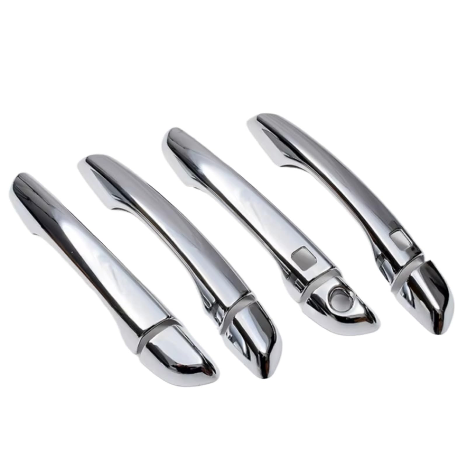 Rcuihgfb Silver 2 Sensors Door Handle Shell Compatible With C&Itroen For C4 For Picasso 2014-2019 Car Decoration Door Handle Cover Accessories Styling Set(Silver 2 Sensors)