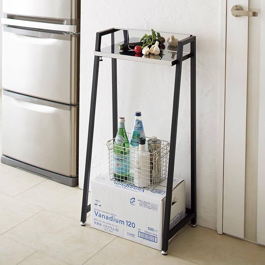 【キッチン収納／棚】Streck ストレック伸縮式ステンレストトップラック キッチン収納／棚】Streck ストレック伸縮式ステンレストトップ