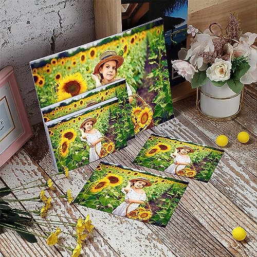 Image of BIGFALCON Professional 180 GSM 4R Size (4X6 inch) Glossy Cast Coated Inkjet Photo Paper 100 Sheets for all Inkjet Printer