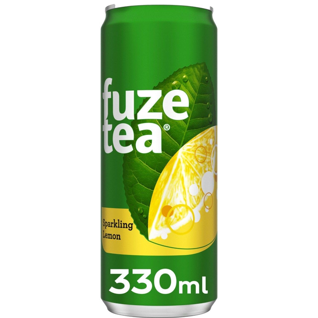 Fuze Tea | Sparkling Black Tea | Sleek blik | 24 x 33 cl
