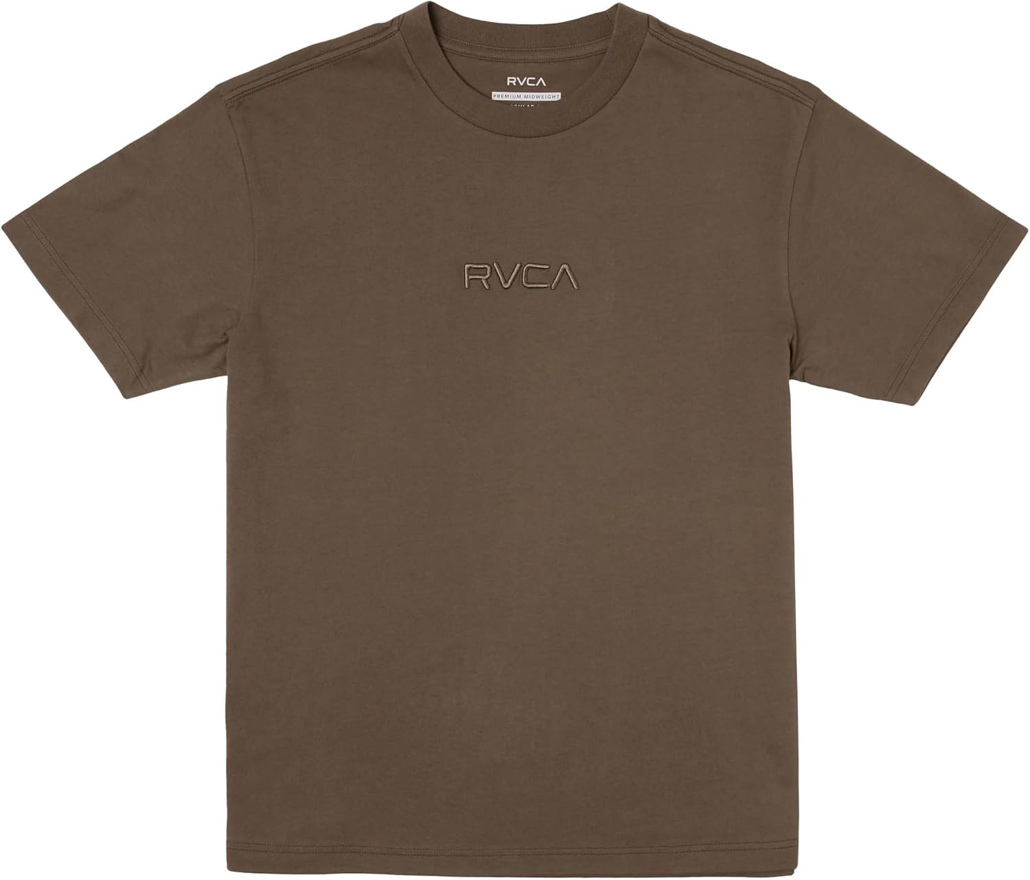 RVCA Small Embroidery SS T-Shirt - Mushroom
