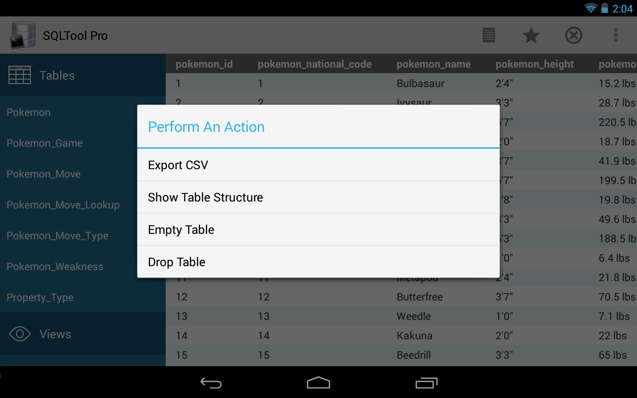 SQLTool Pro Database Editor - App on the Amazon Appstore