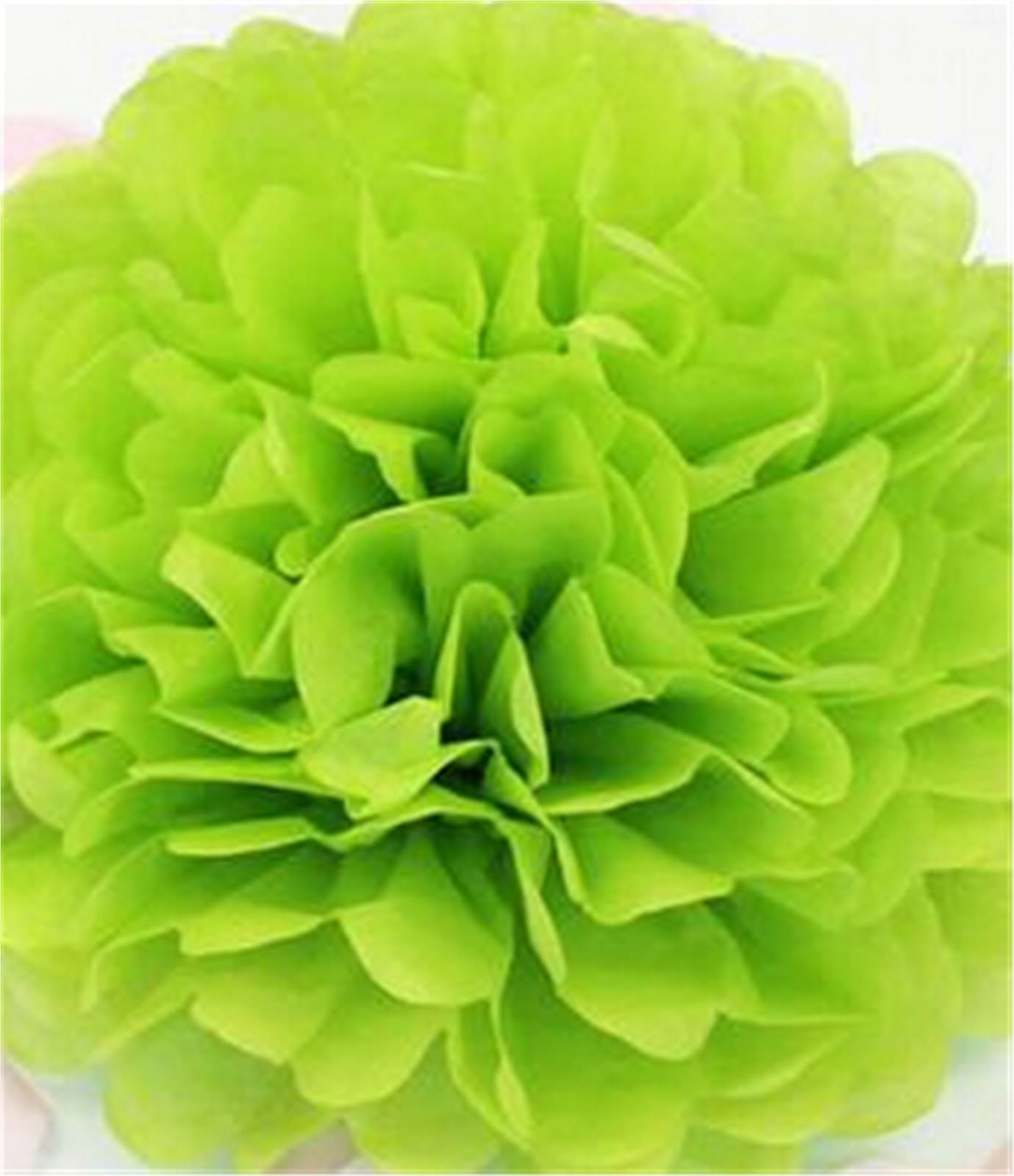 Paper Pom Poms 1pcs 4inch (10cm) Pompon Tissue Paper Pom Poms Flower Balls Home Decoration Party Supplies Wedding Balls(Color2)