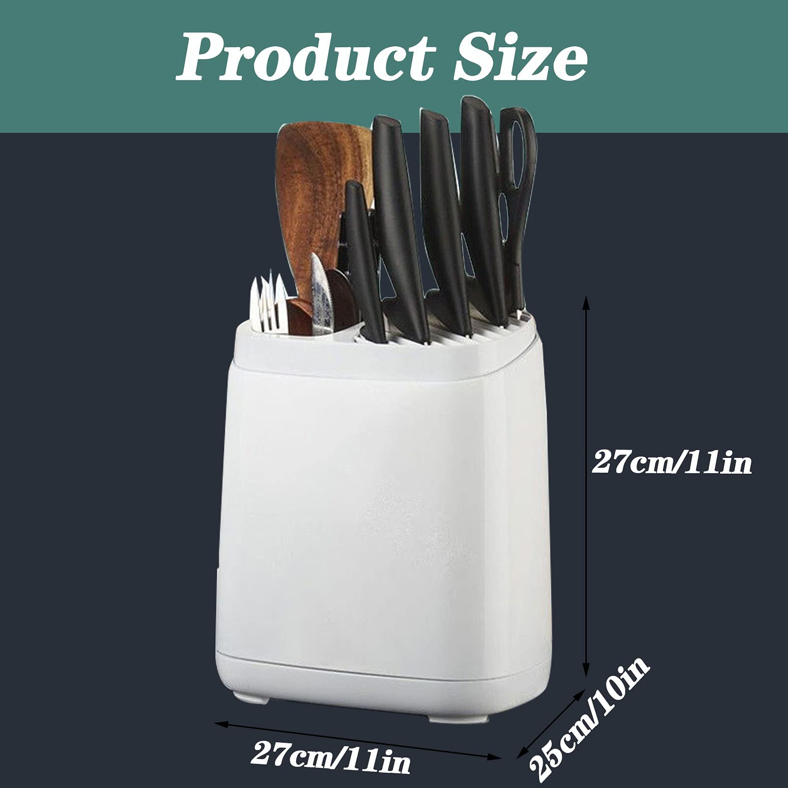 CGF- Soporte de Cuchillos para Cocina, máquina de Palillos de Tenedor de desinfección, Estante de Almacenamiento de Cuchillos y Tenedores para Cubiertos, Secado Ultravioleta y con Aire Caliente