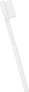 CALIQUO Brosse à Dent en BIO-Plastique avec Tête Rechargeable, Plus Écologique qu'une Brosse à Dent Bambou, à Base d'Huile de Ricin, Blanche, Version Souple