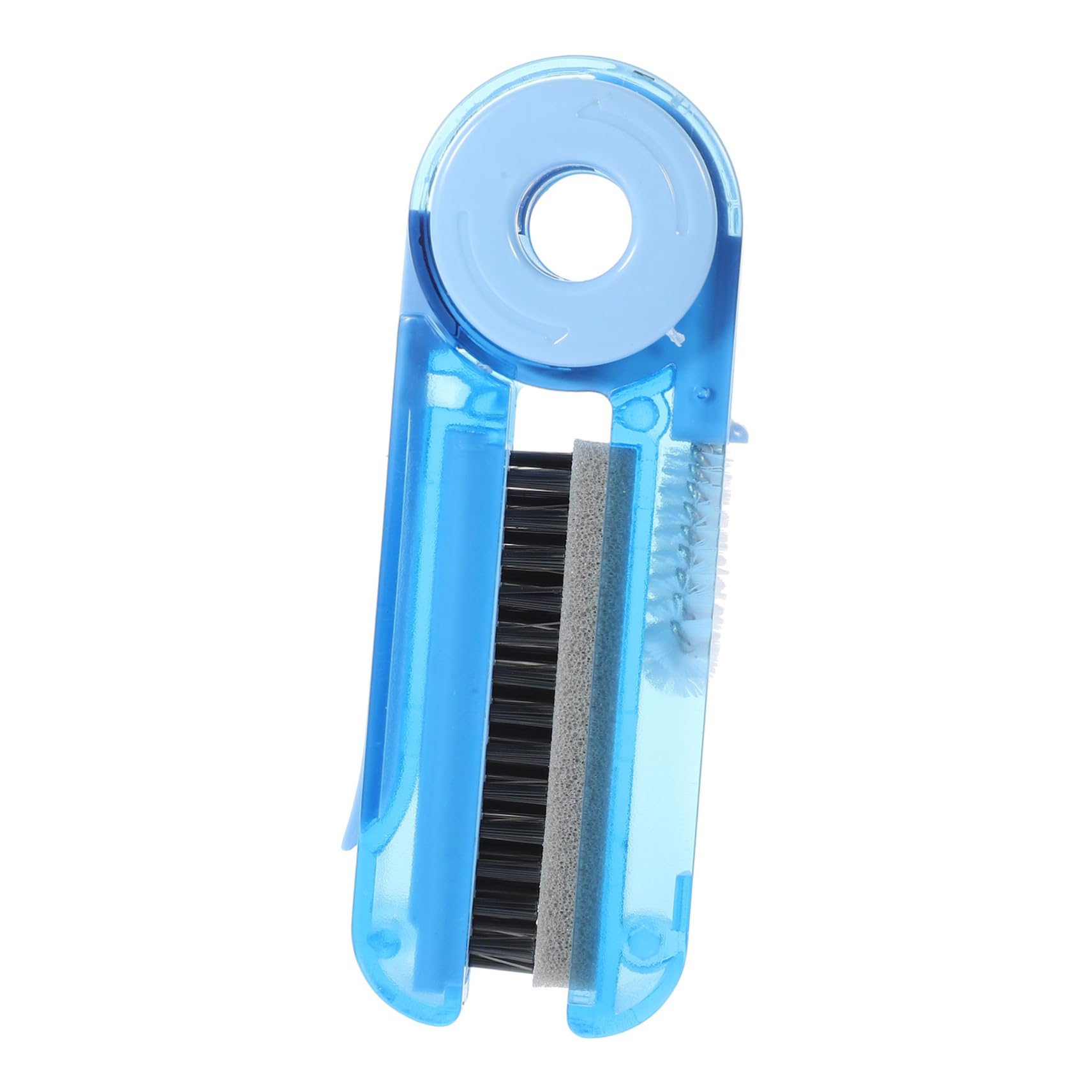 GRIRIW Cup Brush Cleaning Tool Cleaner Cleaning Brush Water Bottle Sponge Bottle Brush Waterbottle Clean Brush Foldable Bottle Brush Bottle Lid Brush for Cleaning Wine Brush Abs Blue