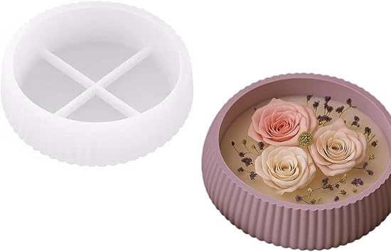 Large Silicone Bowl Mold,6.6 Round Container Resin Concrete Mold