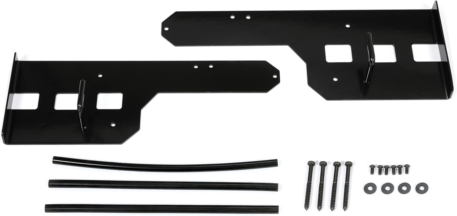 KUAFU Motorcycle Trunk Wall Mount Detach Depot Storage Rack Compatible with Harley Davidson Touring Road King Street Glide (Classic Utility Series) Garage Detachables Tail Box Pak Trunk Luggage Racks