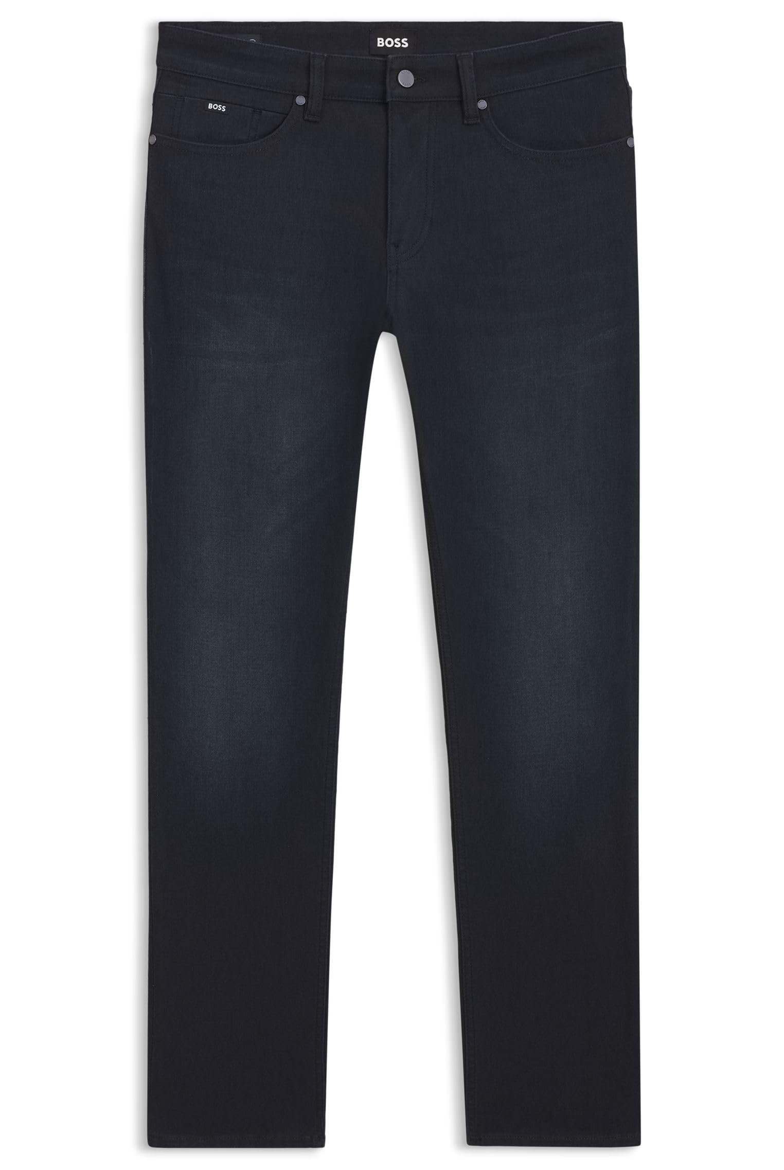 BOSS Erkek P-Delaware Delaware Slim-Fit Jeans mavi Knit Denim
