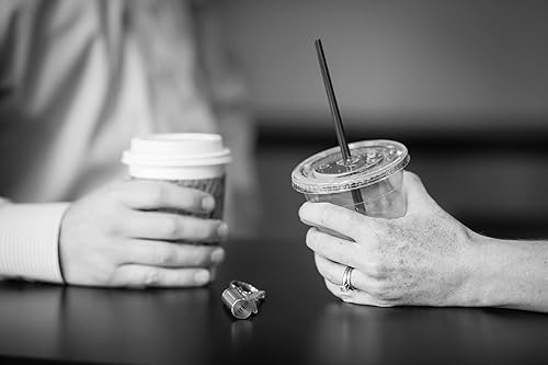 Miniatura 2 de Cielo Pill Holders - Llavero pequeño delgado de una sola cámara, contenedor de llavero de píldoras de acero inoxidable, estuche de píldoras