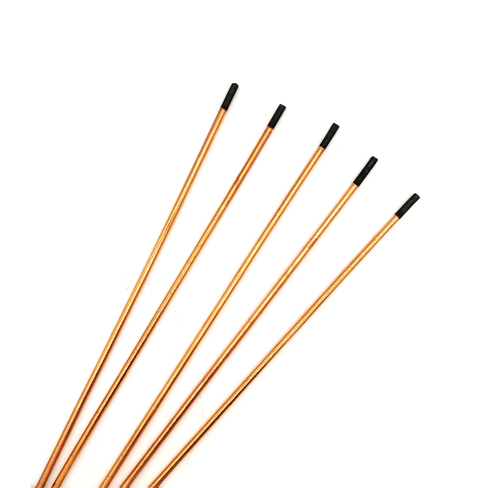 Elektrody do żłobienia Pręty do żłobienia łukowego Pręty do żłobienia łukiem węglowym, powlekane miedzią, średnica 4-12 mm, 14 cali, opakowanie 5 lub 10 sztuk(10pcs,5mm)