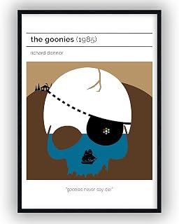 Gooniea Poster Movie Wall Art Print | Home Decor | Minimalist Movie Art Poster | Movie Artwork (A4)