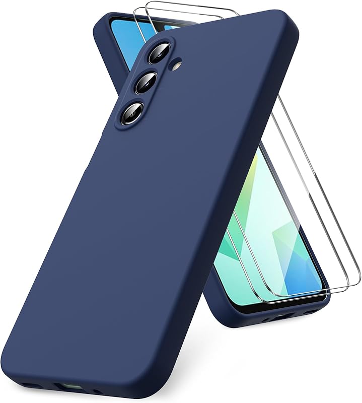 Vansdon Coque Compatible avec Samsung Galaxy A16 4G/5G, 2 Film de Protection en Verre trempé, Housse