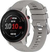 Vista 5 de Paquete de 10 correas de silicona para reloj de 0.709 in compatibles con Garmin Vivoactive 4SVivomove 3SVenu 2SForerunner 255S 265S