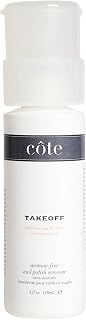 Côte Beauty’s Takeoff Non-Acetone Nail Polish Remover, Scented with Wild Sea Rose & Essential Oils, Vegan & Cruelty-Free, Gentle Nail Polish Remover with No Chalky Residue, 4 Fl Oz
