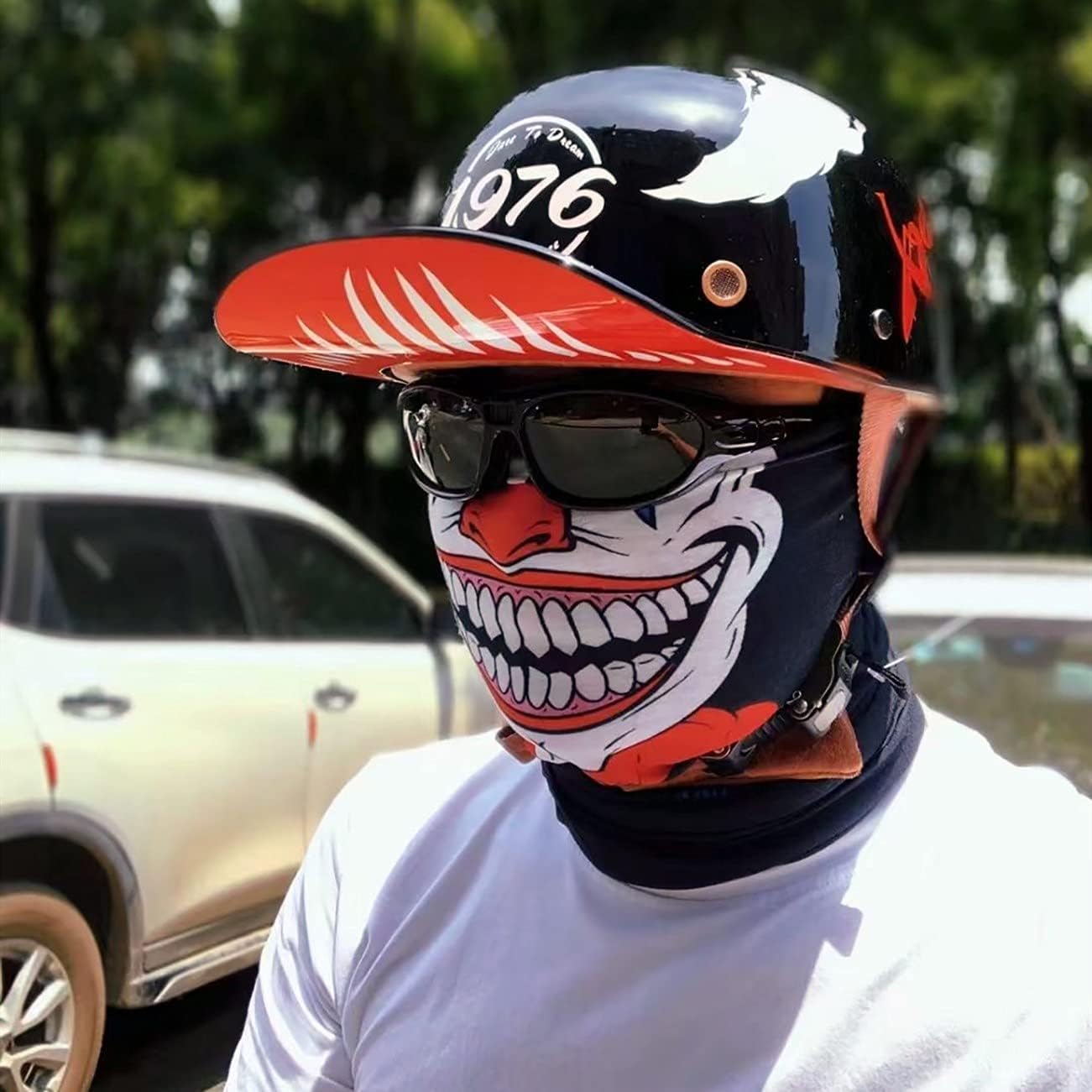 Retro Baseball Cap Helmet, Adult Open 
