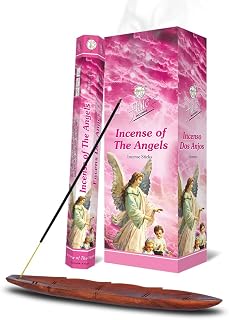 Flute Incense of The Angels Premium Sticks | Pack of 120 Sticks | Enriching Fragrance for The Senses