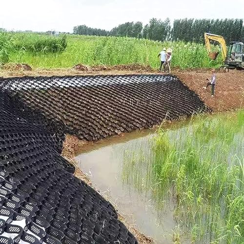 Grille de sol pour contrôle de l'érosion et stabilisation de gravier 10x6m - 2