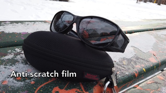 DUCO Surlunettes Solaires Polarisées Sport - Conduite Course Vélo Course à Pied - Protection UV400