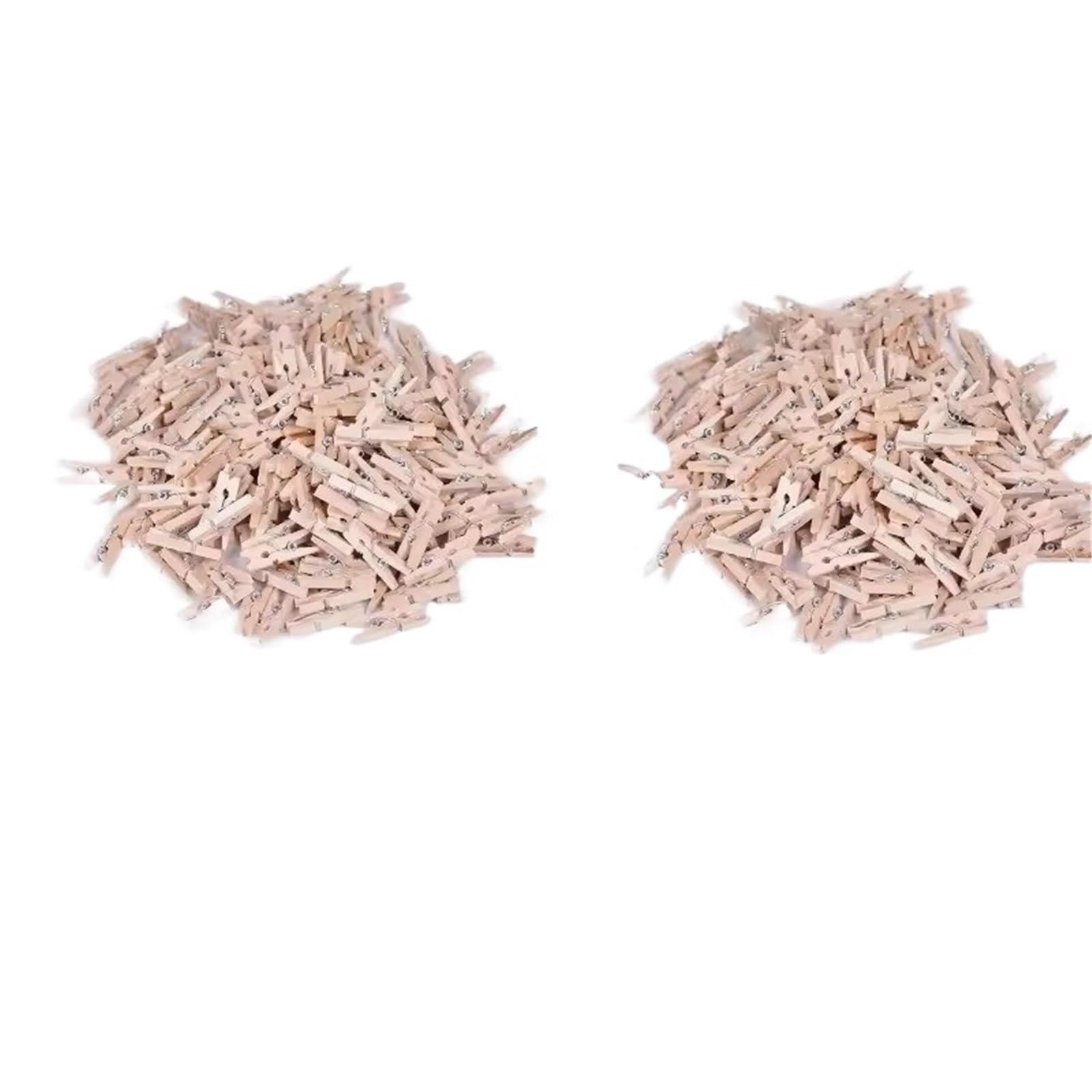 100/200/300/500Pcs Wooden Photo Clips, Multifunctional And Reusable, Mini For Walls And DIY Crafts For Colthes(0.7x2.5cm 300pcs)