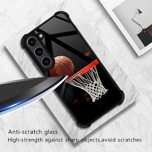 Miniatura 2 de ZHEGAILIAN Funda compatible con Samsung Galaxy S23, funda de baloncesto para Samsung Galaxy S23 5G para niños y hombres, diseño de patrón