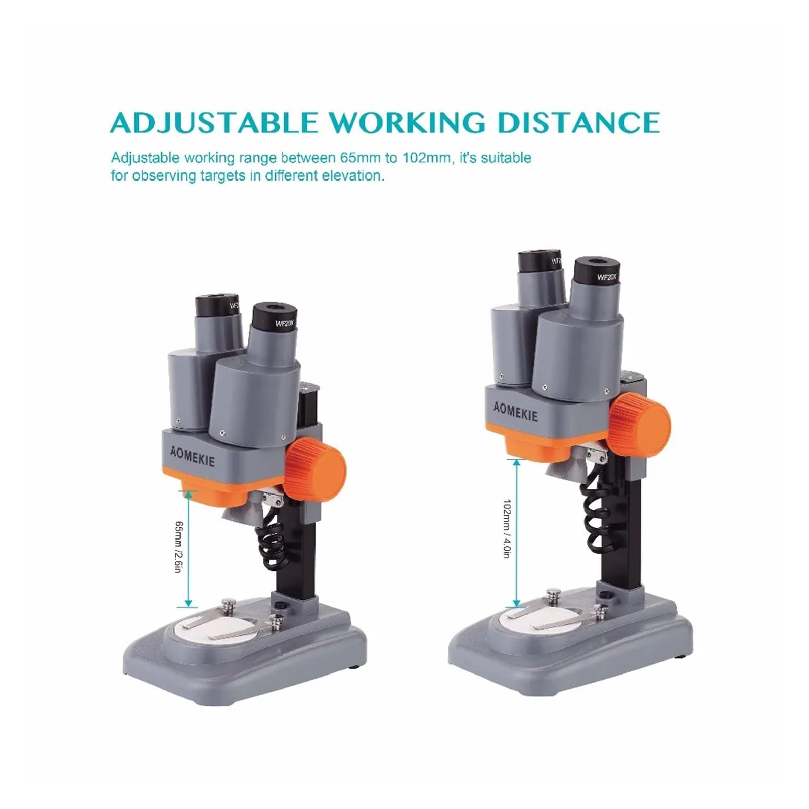 Microscopio estereoscópico Binocular 40X con luz LED Superior for Soldadura de PCB y muestras minerales, Herramientas ampliamente utilizadas