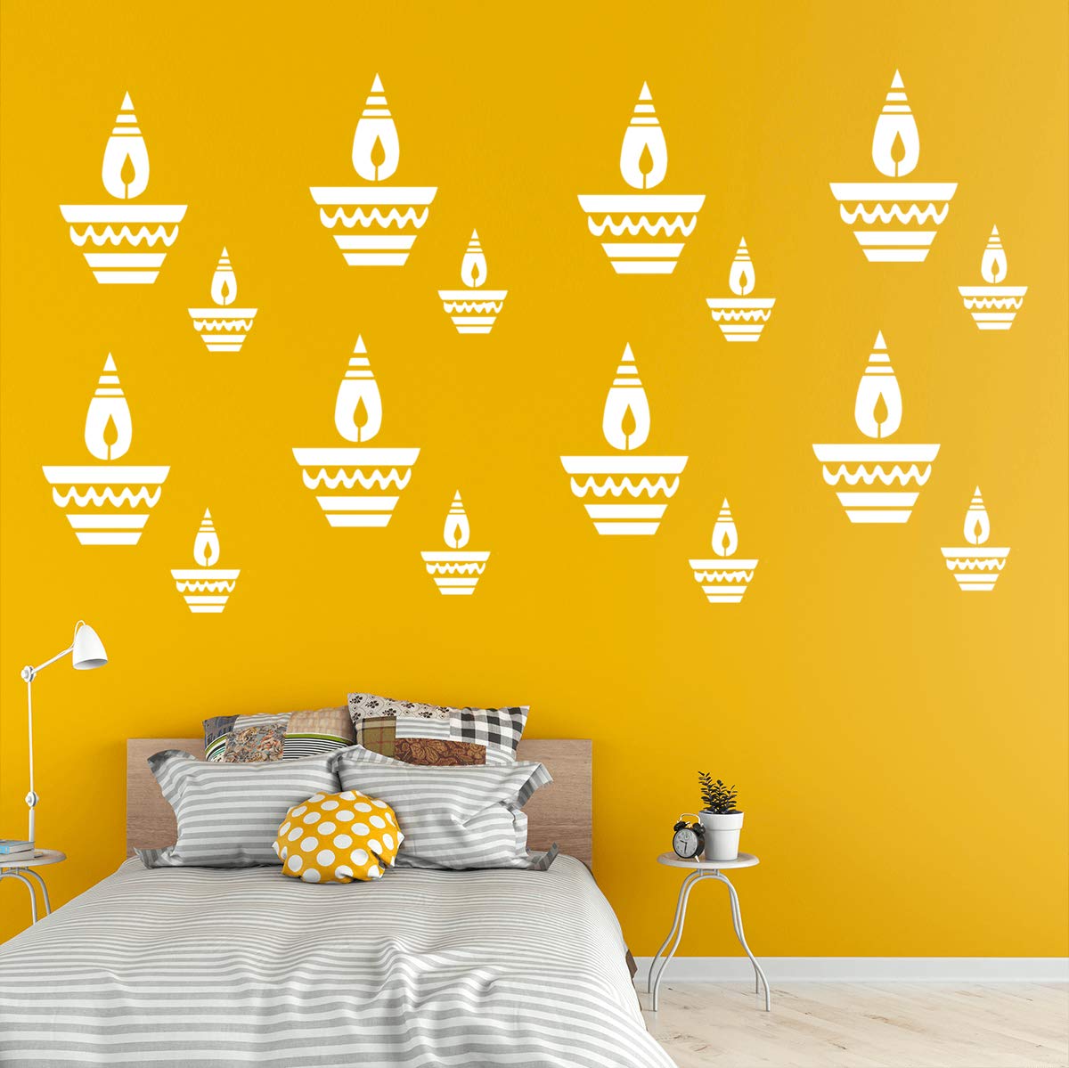 DECORNOWRDM Diya Bati DIY Reusable Wall Stencil for Home Decoration Size : (16 Inches x 24 Inches) (B09RF51DY8) Amazon Price History, Amazon Price Tracker