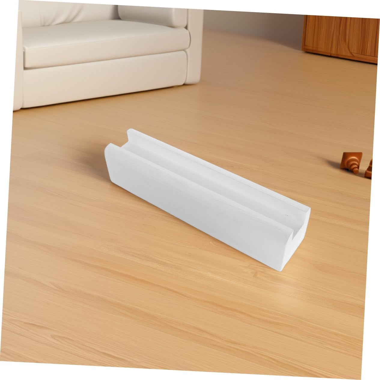 Unomor Wooden Floor Mirror Stand - Base Multifunctional Support for Bathroom and Bedroom Solid Frame Modern Design for Decorative Display