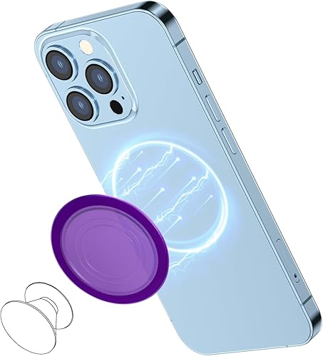 AUROX Compatible con base MagSafe para iPhone 15141312. Base magnética (solo base). Diseñado para agarre de enchufe pop y soporte de anillo de