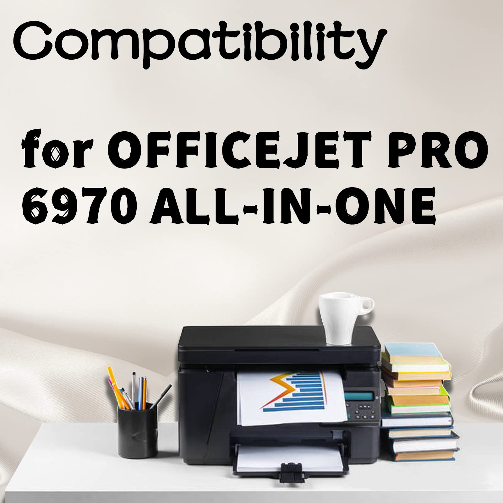 Per HP 904xl Inchiostro Compatibile Utilizzata Per OfficeJet Pro 6970 All-in-one 4 pack