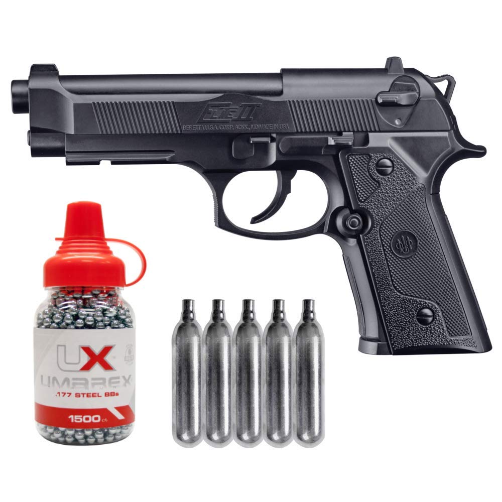 Amazon.co.jp: Beretta Elite II .177口径19rds CO2セミオートマチック 