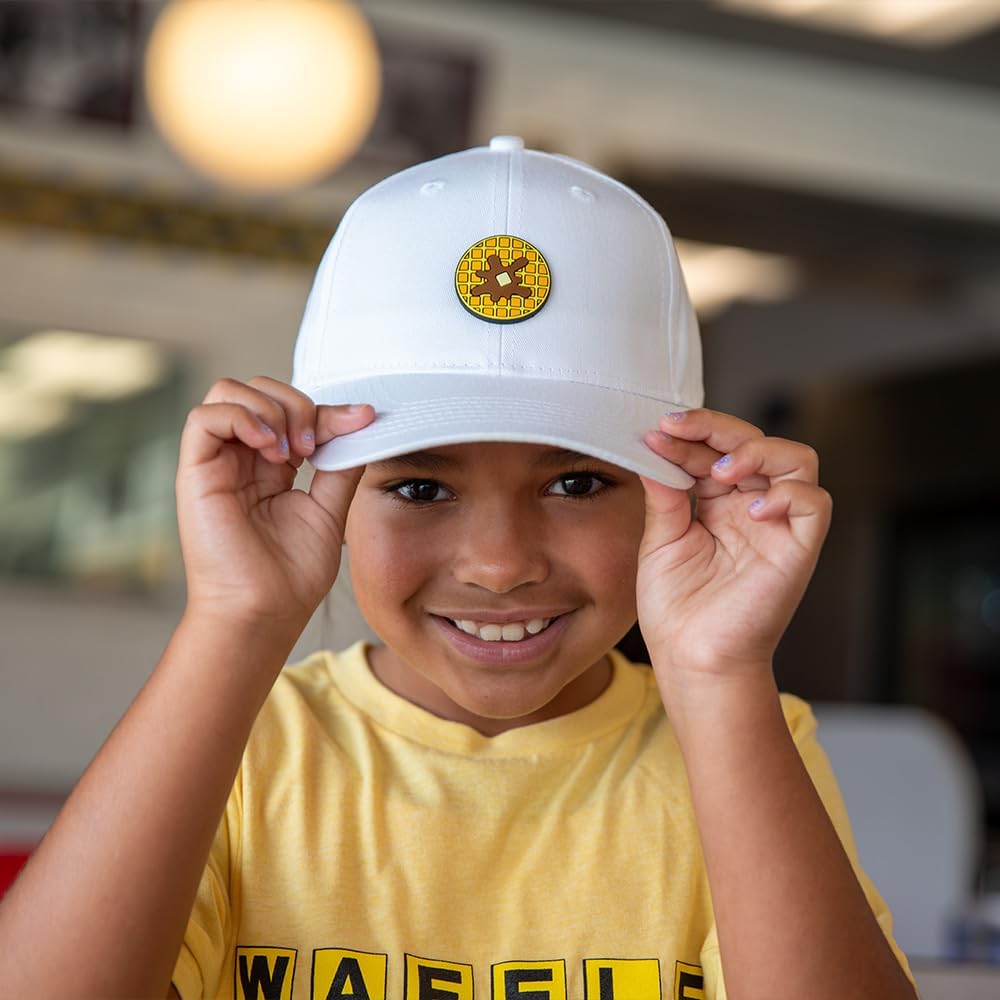 Waffle House Youth Adjustable Hat, White