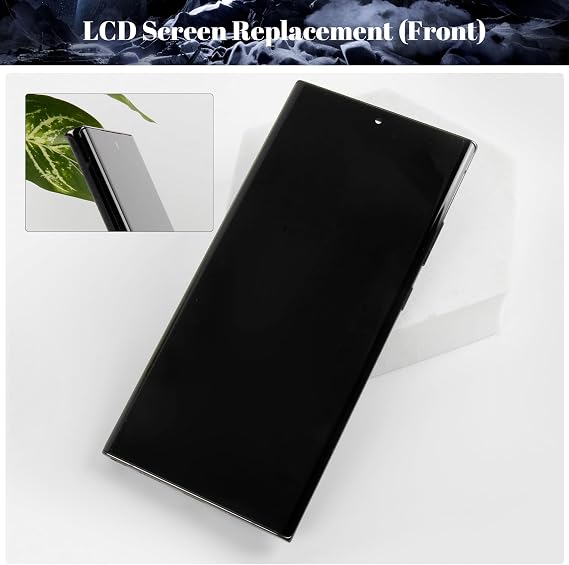 SRJTEK OLED for Samsung Galaxy Note 20 5G/4G Screen Replacement with Frame & Fingerprint, Compatible with SM-N981U SM-N980F Only (6.7, Not for Note 20 Ultra)