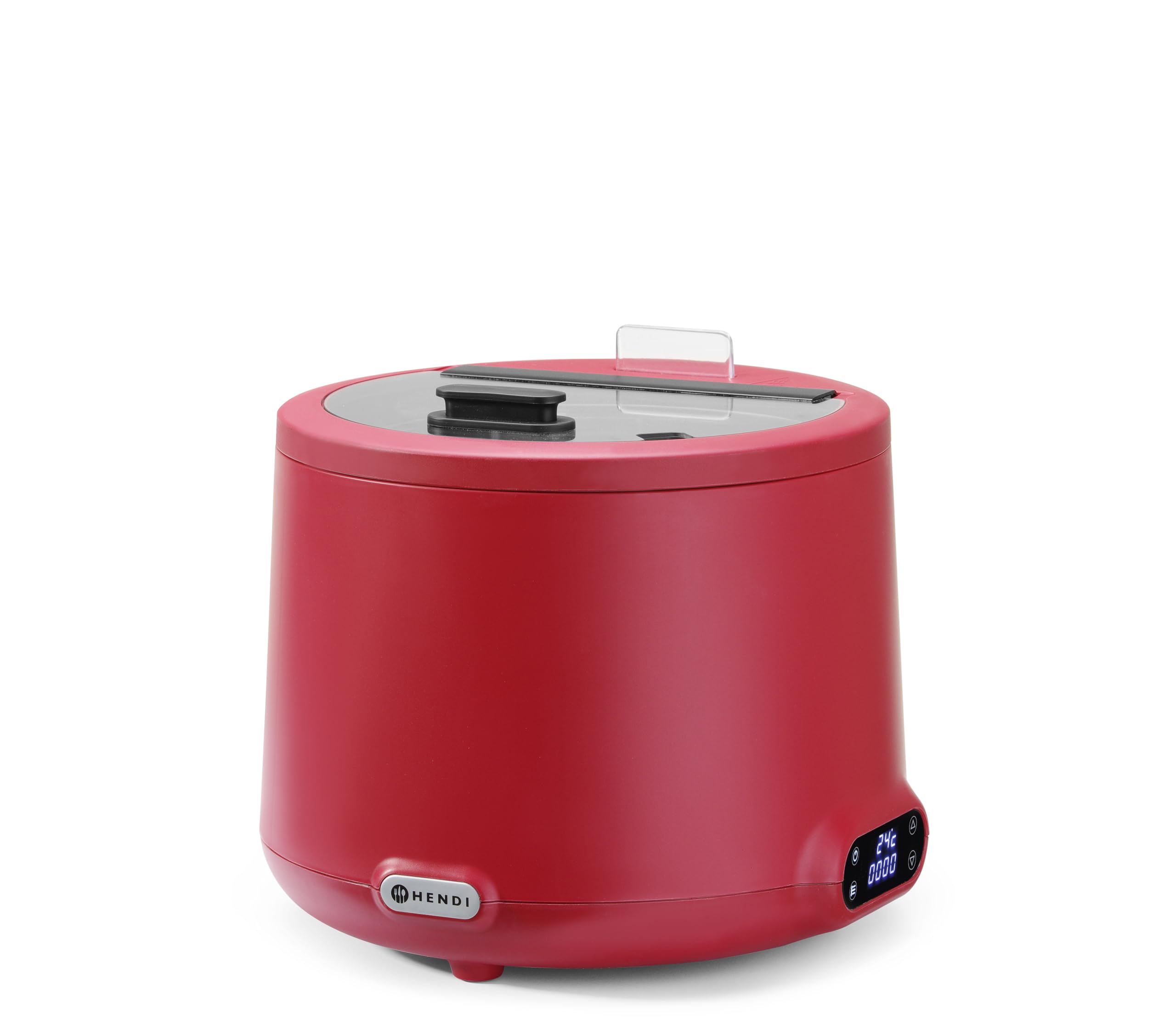 HENDI Suppenkessel, UNIQ, herausnehmbarer Behälter, 8L, 230V/500W, rot