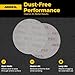 Mirka Abranet 6-Inch Sanding Discs - Hook and Loop Mesh Orbital Sander Pads, Dust-Free Sanding, Long-Lasting and Non-Clogging, Ideal for Wood, Metal, Automotive Finishes, and More, 50pcs, Grit 80