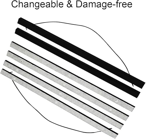 Miniatura 2 de Miaowater 2 paquetes de marco magnético para colgar fotos, de madera ligera, marcos para colgar fotos, imágenes y arte impresa en lienzo