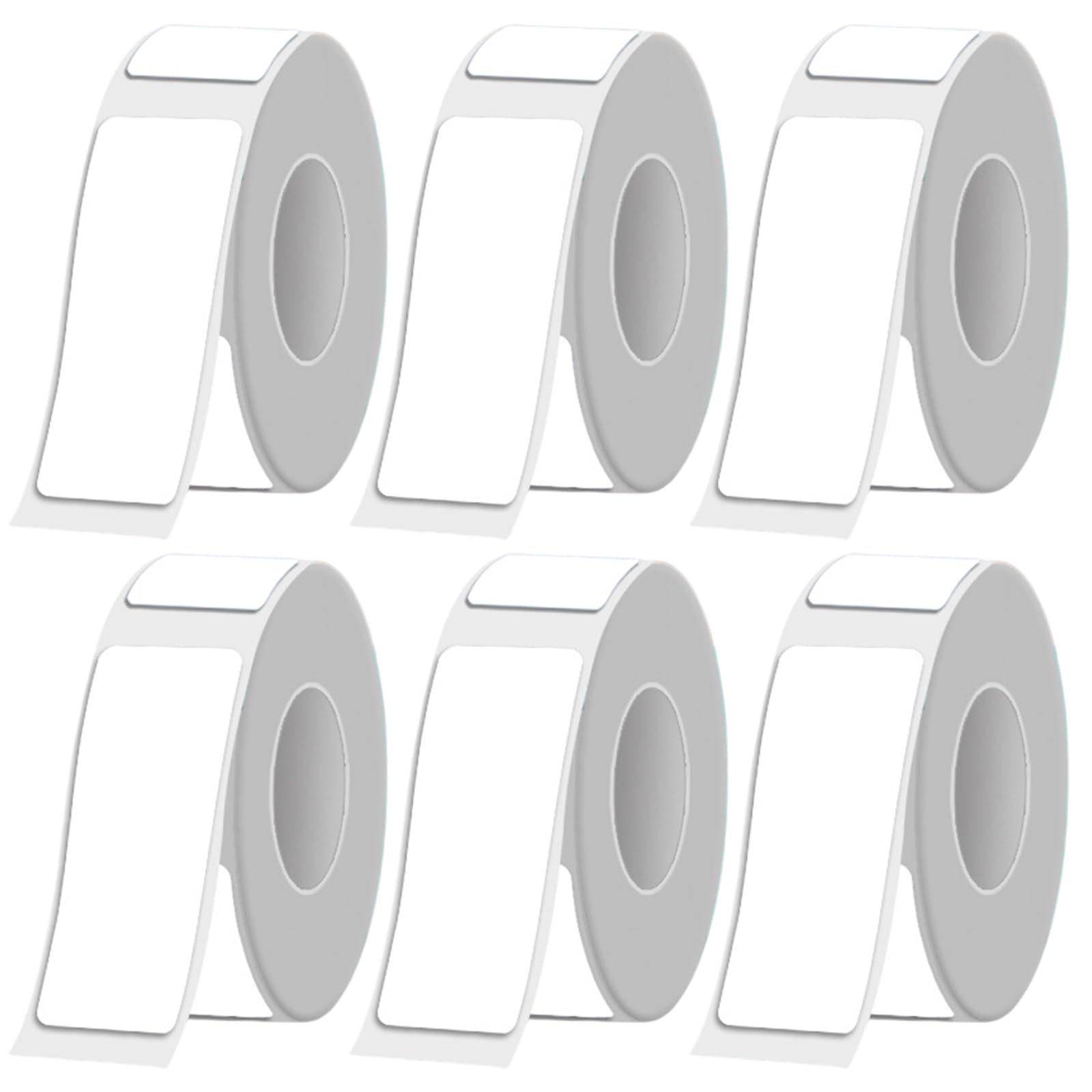 Mnuwoee 6 Rolls Thermal Labels Compatible with Nelko P21 Label Tape,14x40mm