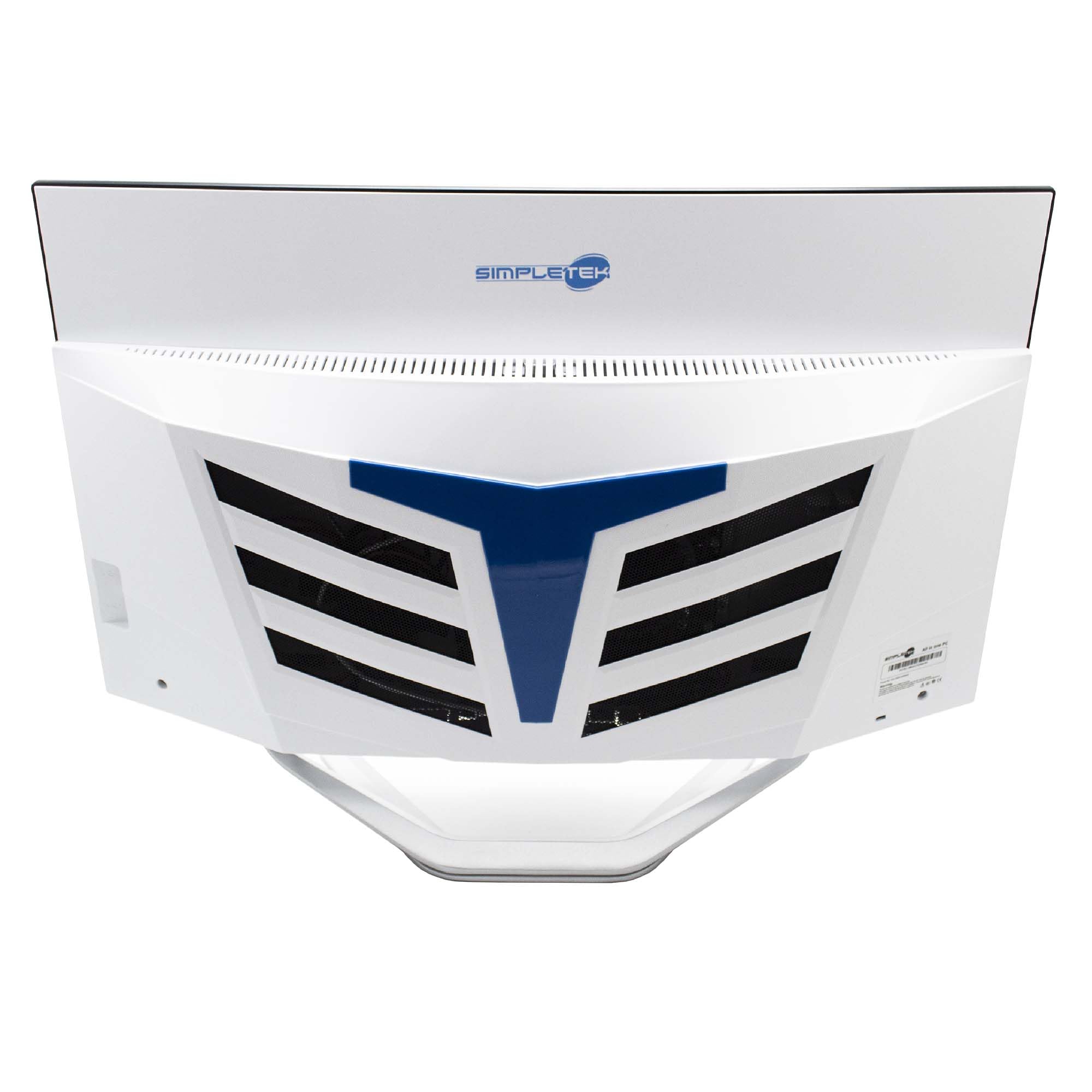 SIMPLETEK All in One AiO 27” FHD Curvo Windows 11 i5 fino 2,30 GHz 16 GB RAM 960 GB SSD Mouse Tastiera Wireless inclusi Webcam PC Gaming Curved Streaming Casa Lavoro Computer per Ragazzi